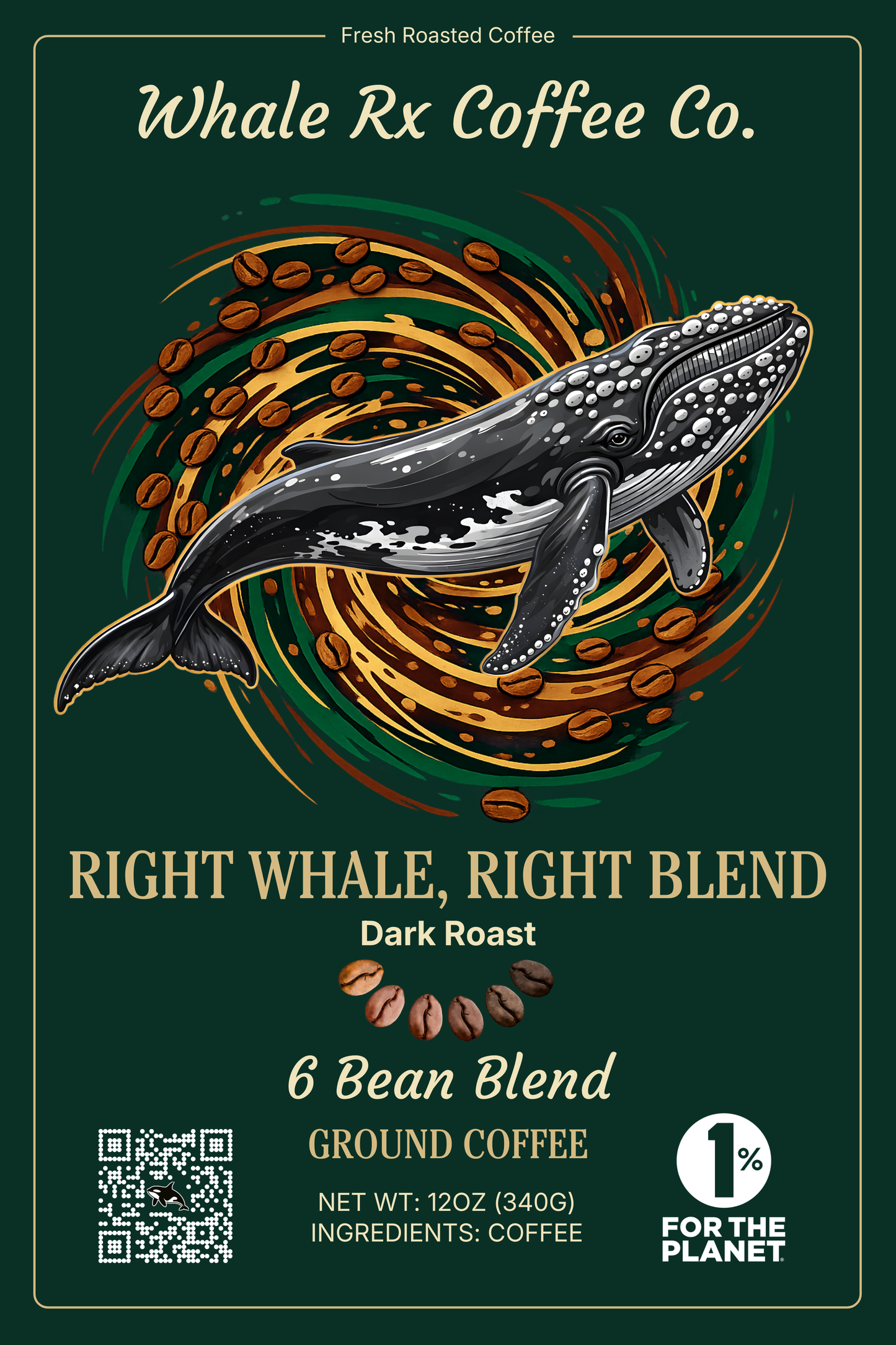 Right Whale, Right Blend (6 Bean Blend)