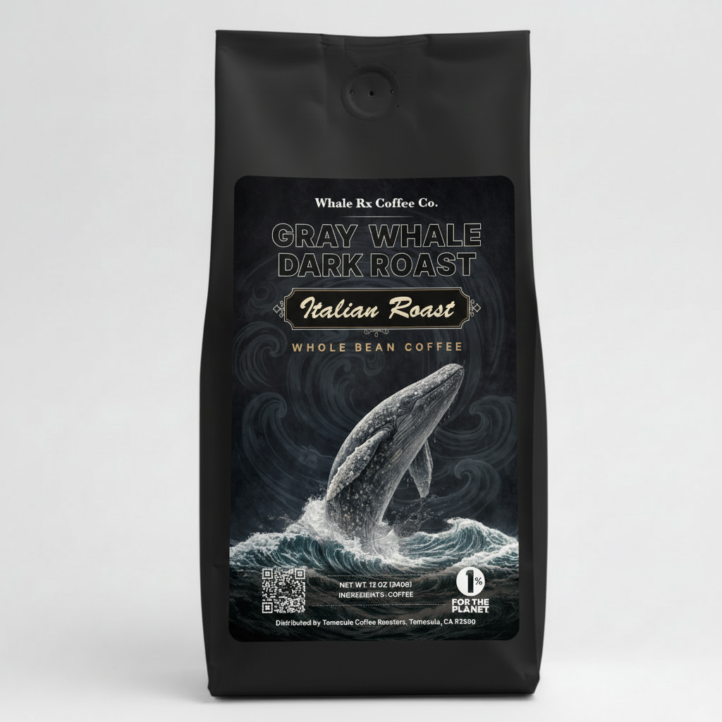 Gray Whale Dark Roast (Italian Roast)